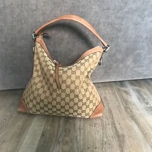 Gucci Original GG medium canvas hobo bag